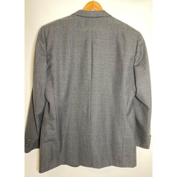 Elkridge Sharkeys Big & Tall Mens Gray Suit 2-Button Jacket & Pants Set - Picture 7 of 16